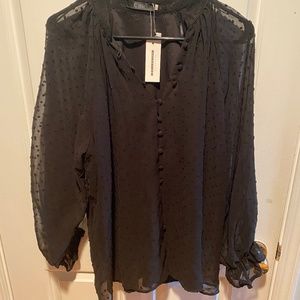 Fancy black blouse